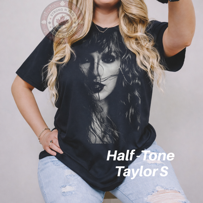 DTF Transfer Half-Tone Music Artist Pop & Country