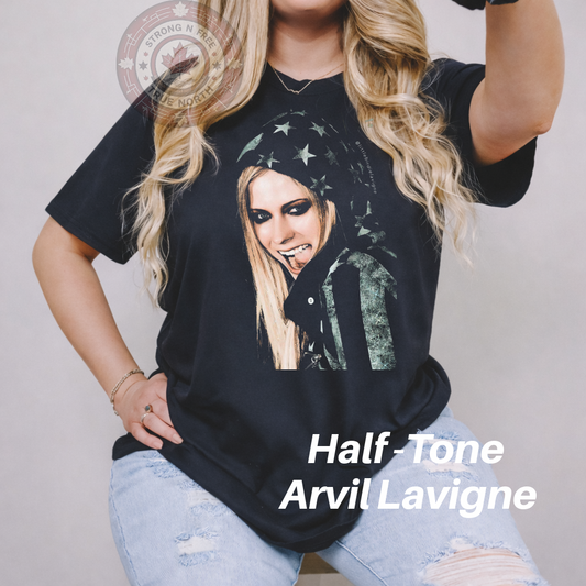 DTF Transfer Half-Tone Music Artist