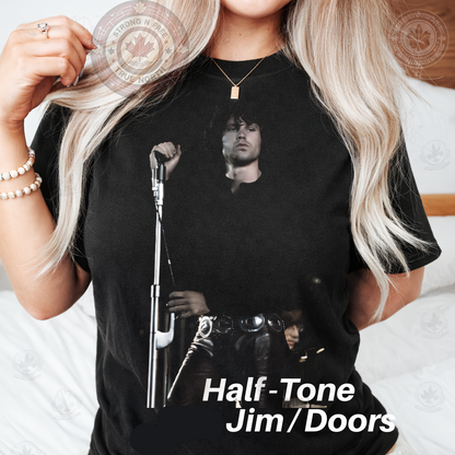 DTF Transfer Half-Tone Classic 70's Rock Band