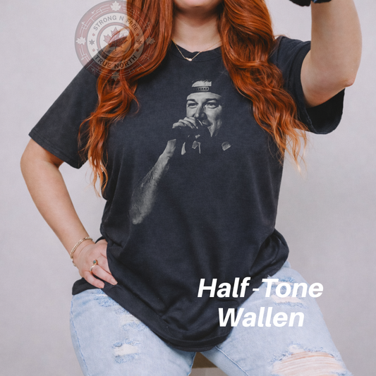 DTF Transfer Half-Tone Country Artist