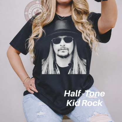 DTF Transfer Half-Tone Country Artist