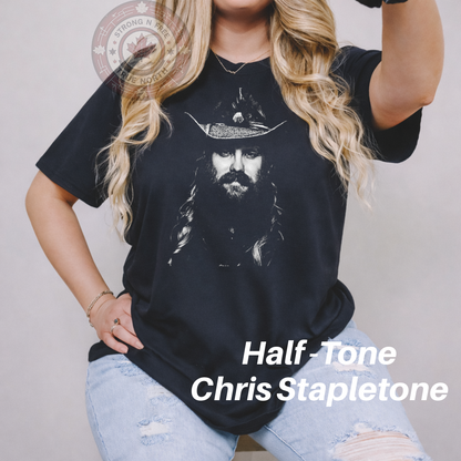 DTF Transfer Half-Tone Country Artist