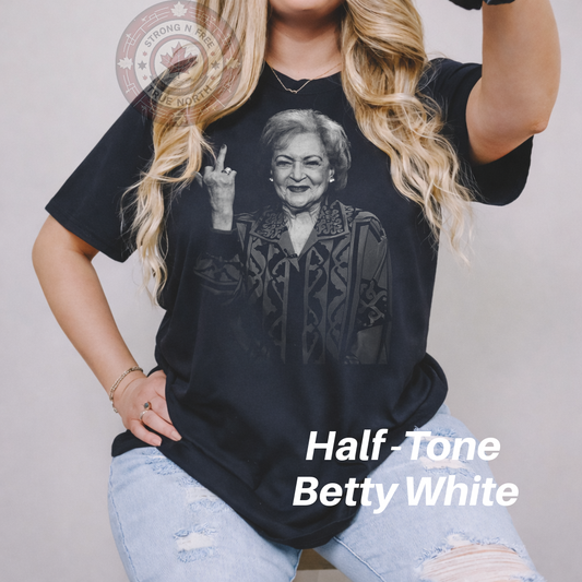 DTF Transfer Half-Tone Public Figure