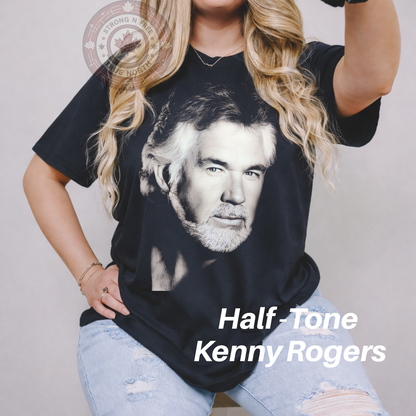 DTF Transfer Half-Tone Music Artist Country