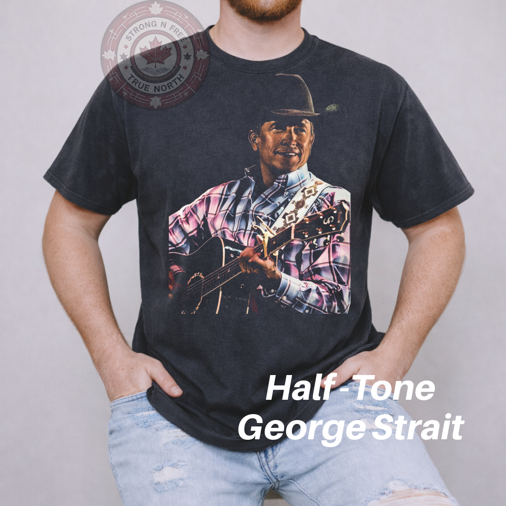 DTF Transfer Half-Tone Music Artist Country