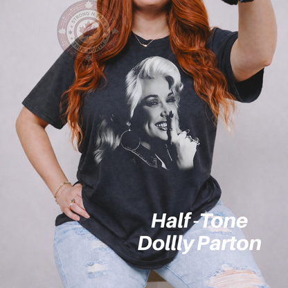 DTF Transfer Half-Tone Music Artist Country
