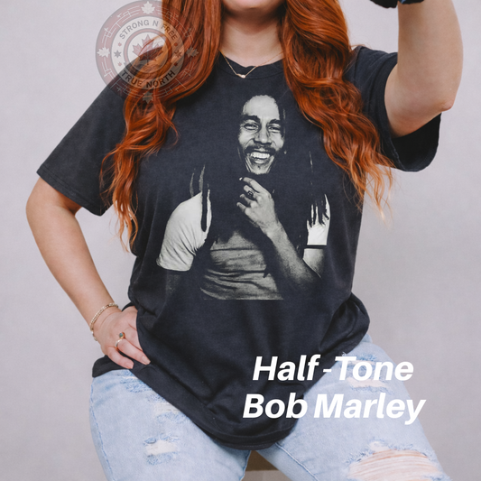 DTF Transfer Half-Tone Music Artist Reggie