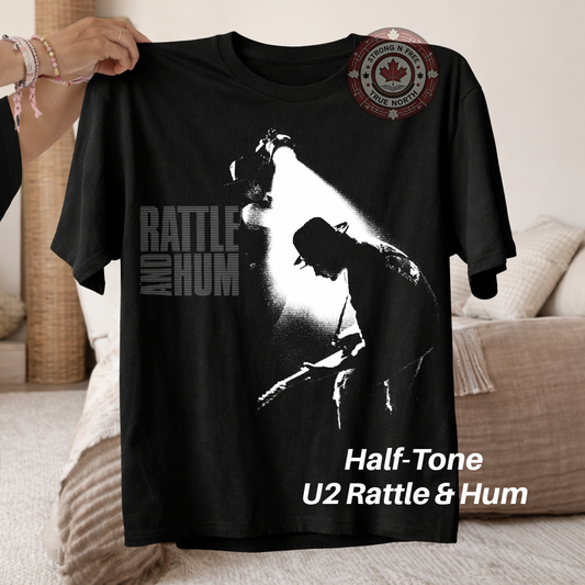 DTF Transfer Half-Tone Classic 80's Rock Band