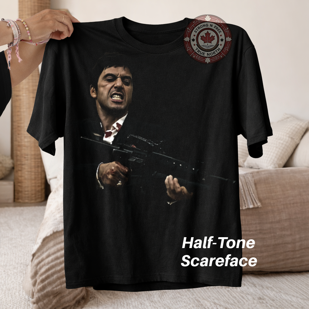 DTF Transfer Half-Tone Classic 70's Movie