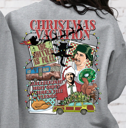 DTF Transfer Christmas Vacation The Family / Sleeve Print offered