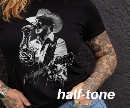 DTF Transfer Half-Tone Cody John-Son  Country