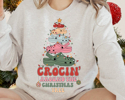 Sweatshirt Crew Hoodie Or T-Shirt  Christmas The Christmas Tree Of Crocin