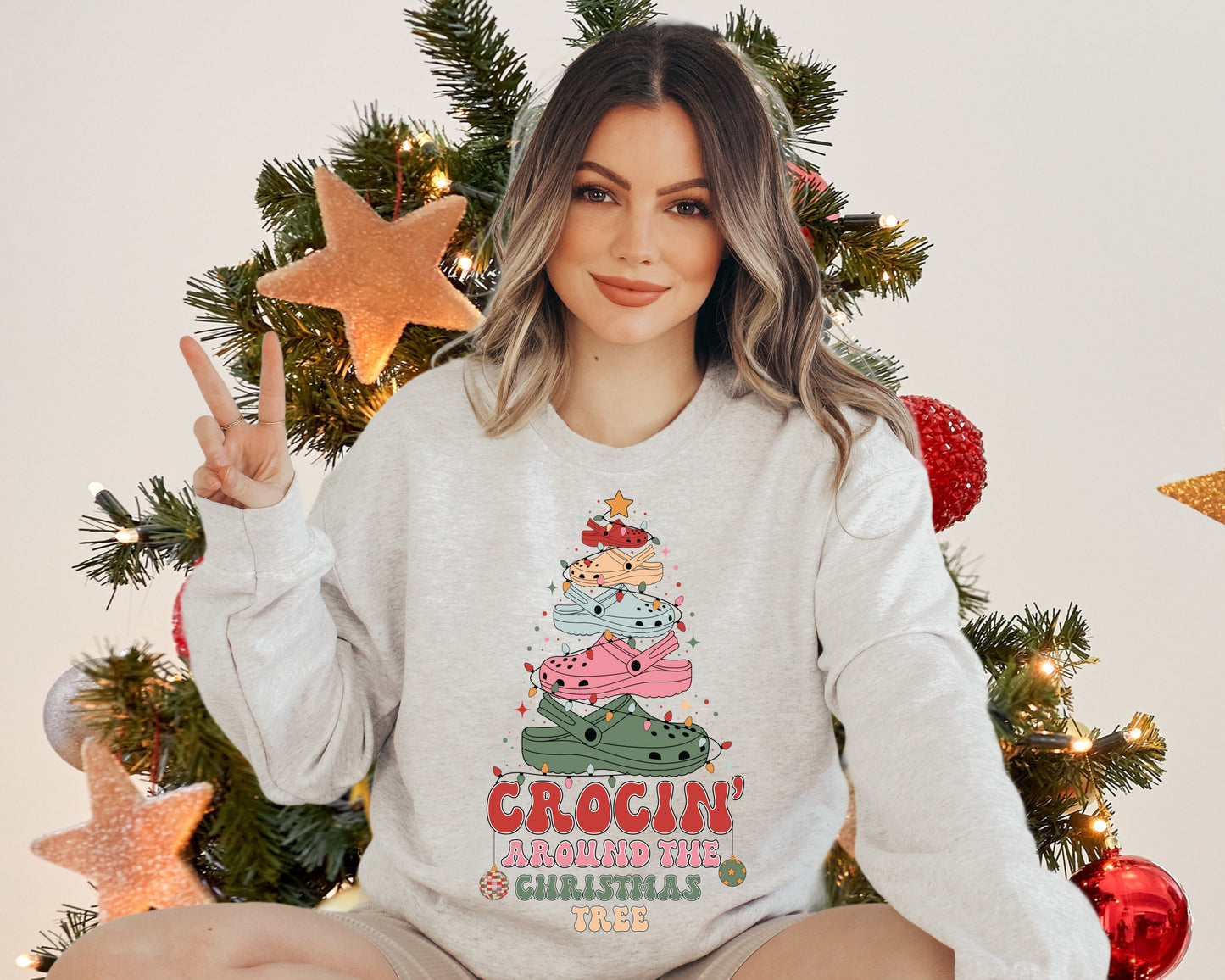 Sweatshirt Crew Hoodie Or T-Shirt  Christmas The Christmas Tree Of Crocin