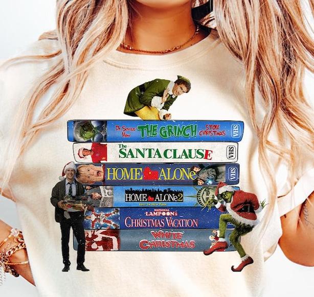 Sweatshirt Crew Or Hoodie T-Shirt  Christmas The Best Christmas Movies