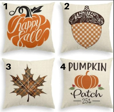 DTF Transfer Fall  Halloween Bundle Of 4 Designs