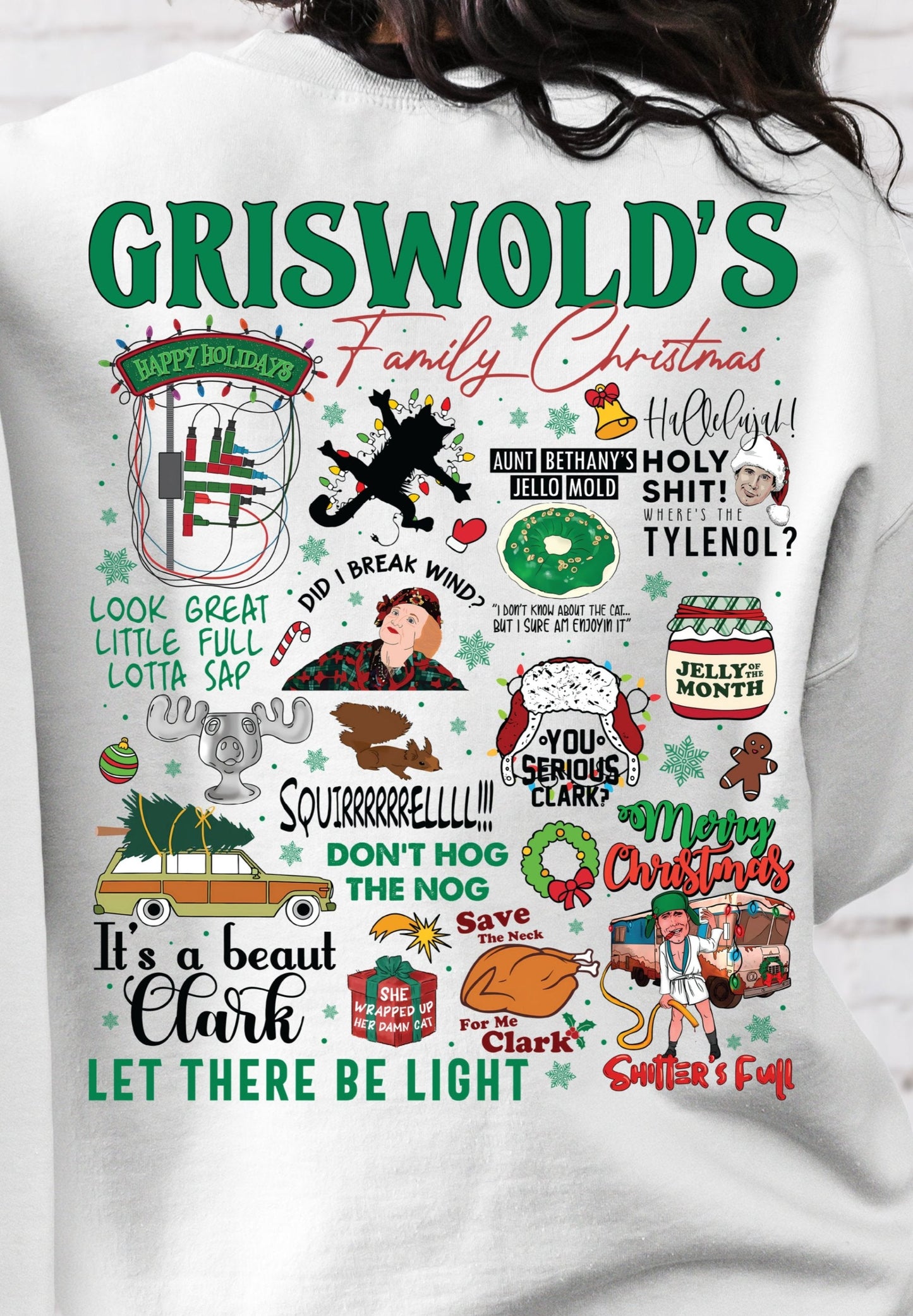 Sweatshirt Hoodie Or T-Shirt Christmas The Griswold's