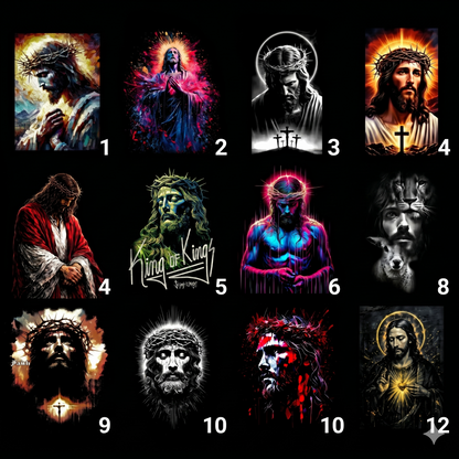 DTF Transfer Halftone King Of Kings Collection