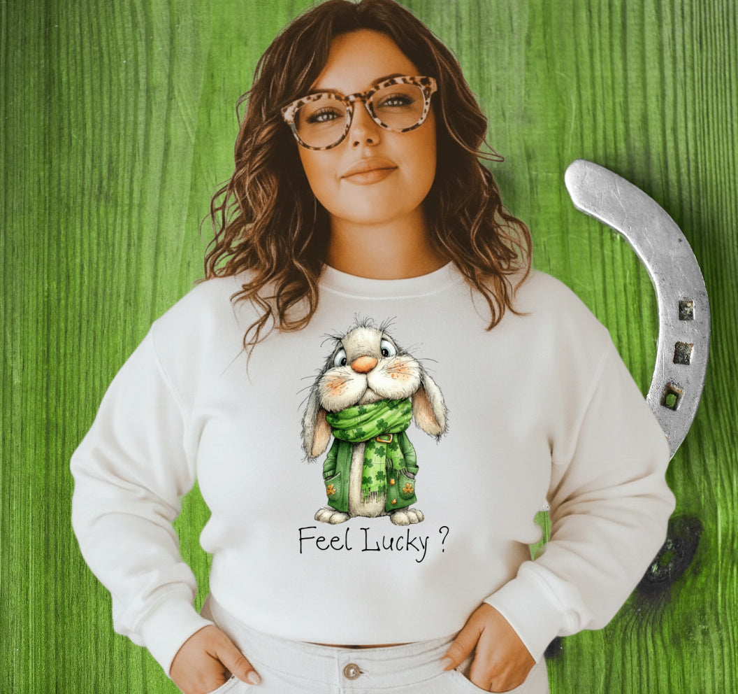 DTF Transfer Feel Lucky? St. Patrick’s Day Bunny 🍀🐰