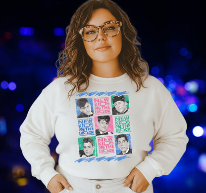 DTF Transfer – New Kids Retro Pop Collage