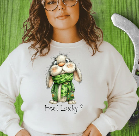 DTF Transfer Feel Lucky? St. Patrick’s Day Bunny 🍀🐰