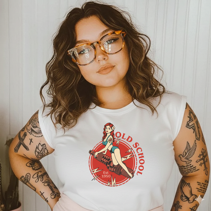 DTF Transfer Old School Pin-Up Spark Plug Retro Tattoo