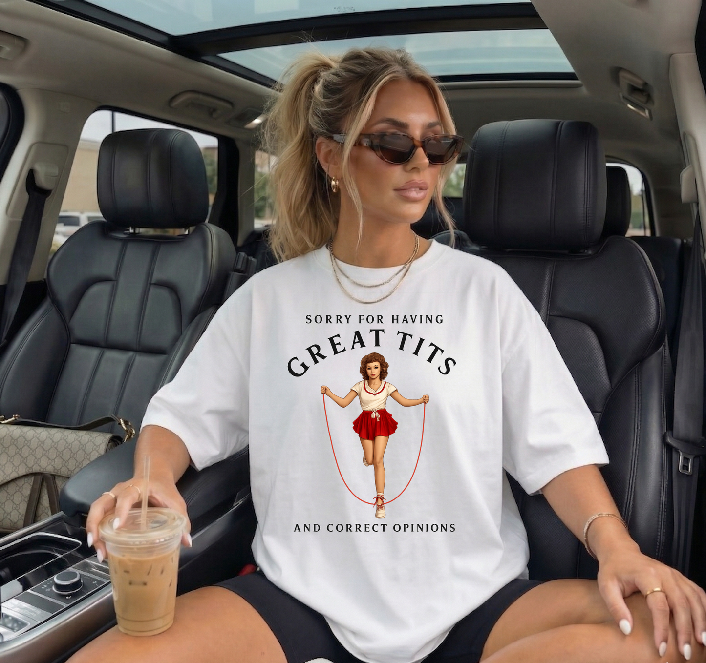 DTF Transfer Sorry For Having Great Tits And Correct Opinions