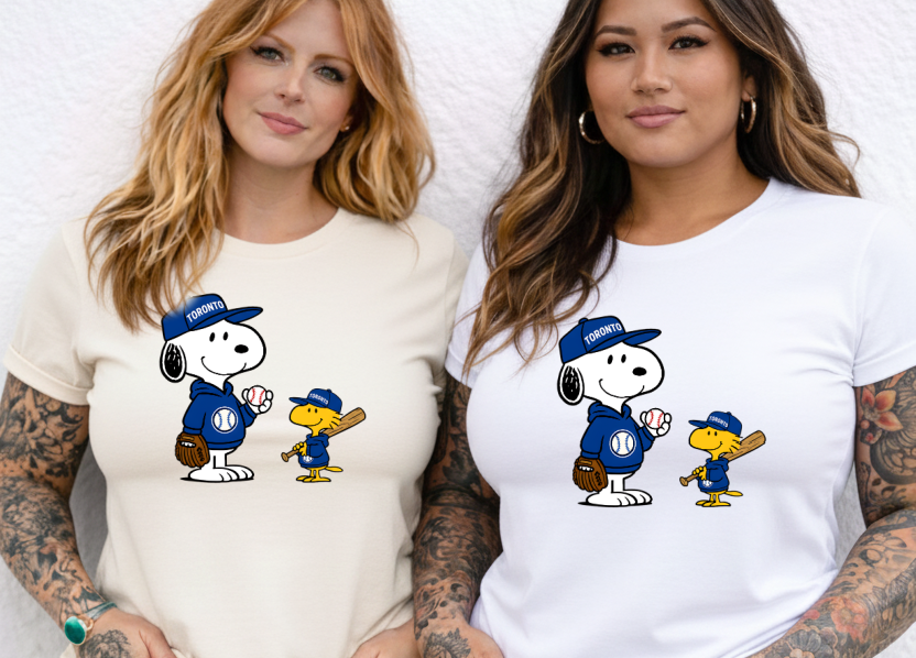 DTF Transfer Toronto JAYS Baseball Duo Cartoon