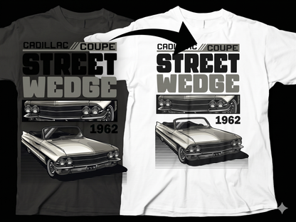 DTF Transfer 1962 Cadillac Coupe Street Wedge Classic Convertible