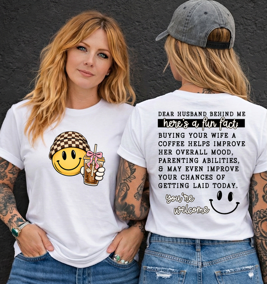 DTF Transfer Sarcastic Wife Design – Husband Advice