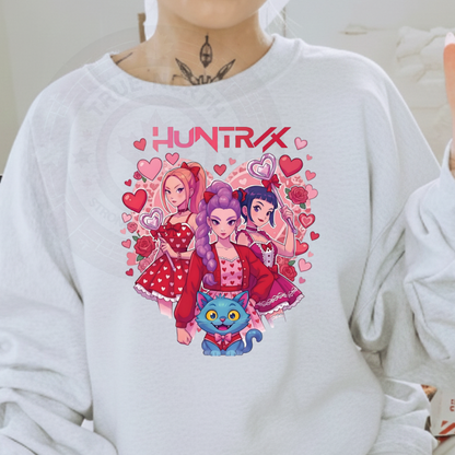 DTF Transfer – Anime Valentine Friends Love Design