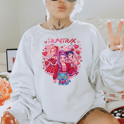 DTF Transfer – Anime Valentine Friends Love Design