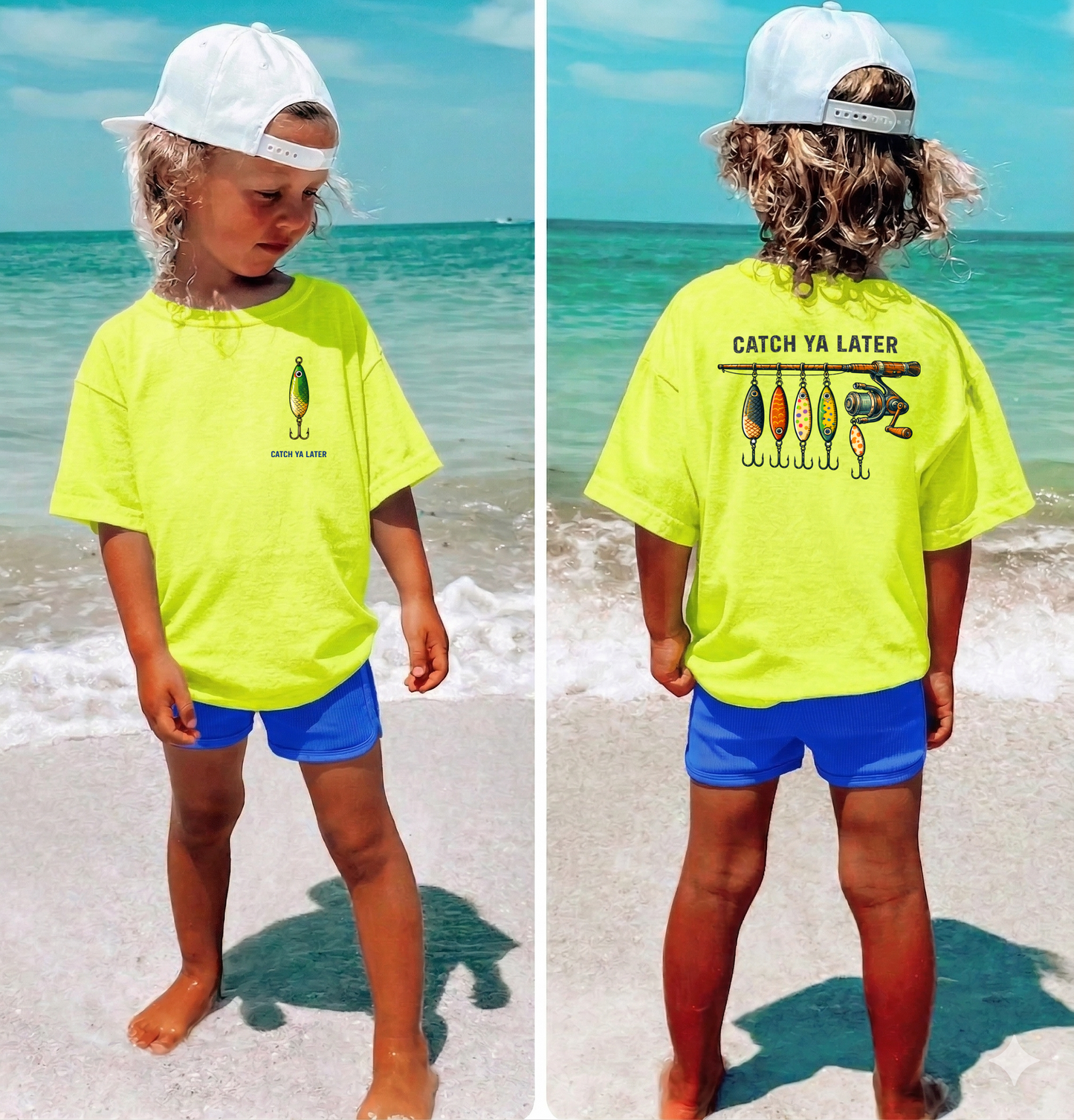DTF Transfer Catch Ya Later Fishing Lures Shirt Design – Funny Angler Graphic Tee