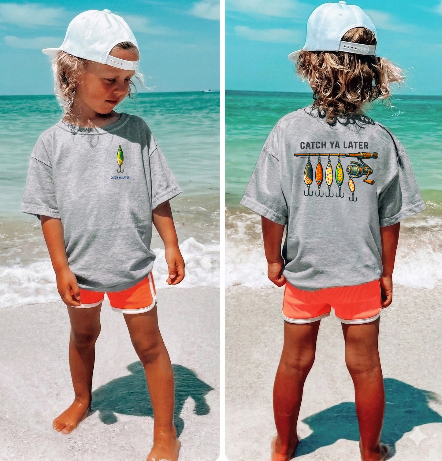 DTF Transfer Catch Ya Later Fishing Lures Shirt Design – Funny Angler Graphic Tee