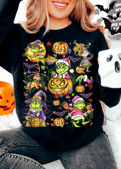 Sweatshirts T-Shirts Hoodies  Fall Halloween Grinchy Parody Halloween #2