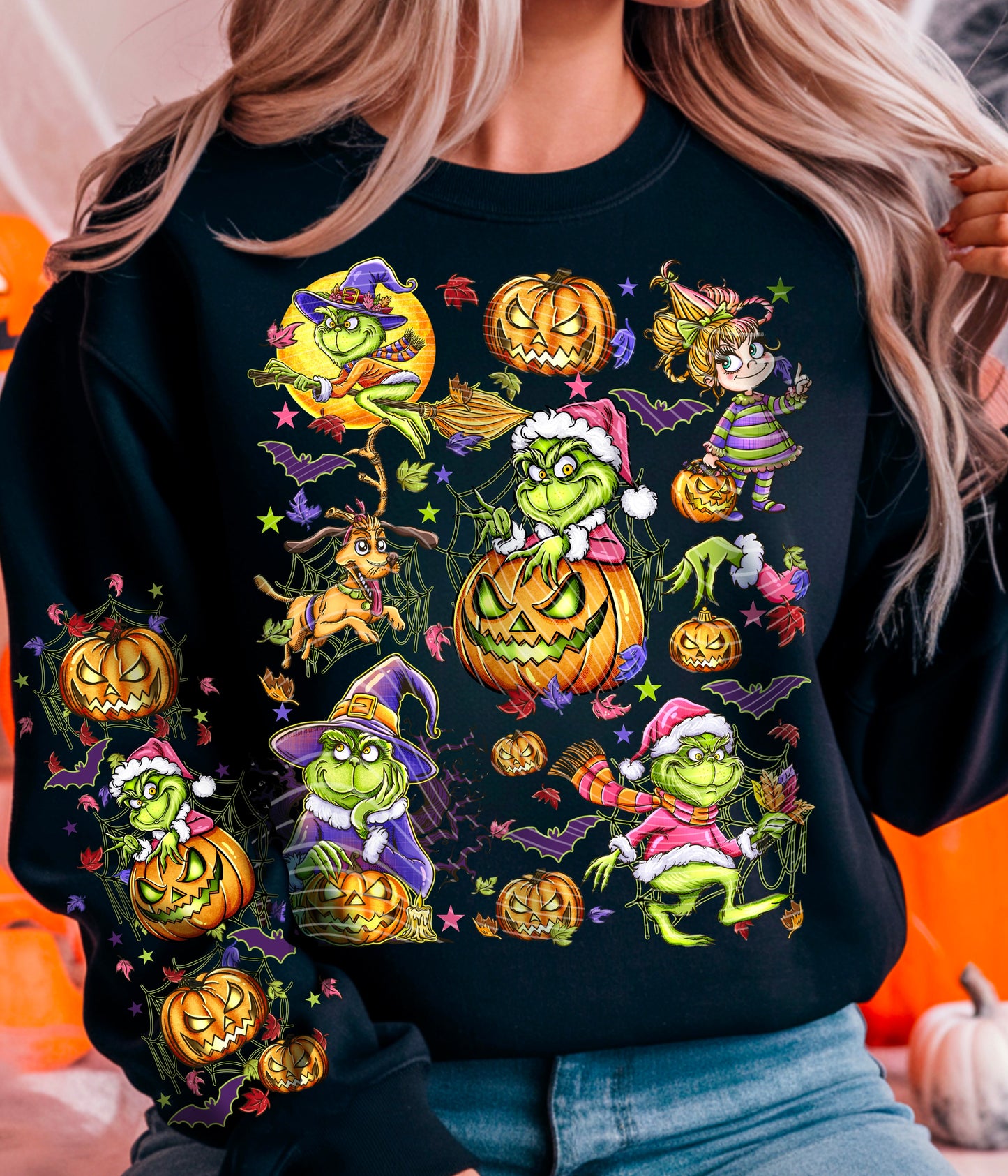 Sweatshirts T-Shirts Hoodies  Fall Halloween Grinchy Parody Halloween #2