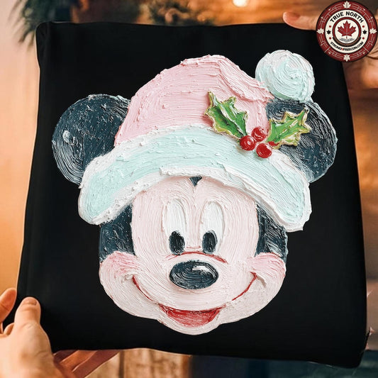 DTF Transfer – Christmas Oil Paint Effect