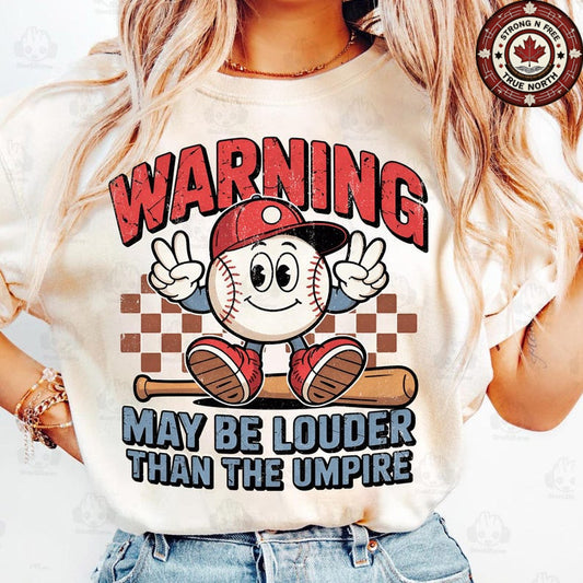 DTF Transfer Warning May Be Louder Than The Umpire Baseball