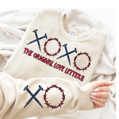 Sweatshirt Crew Hoodie Or T-Shirt  Happy Valentines The Original Love Letters .