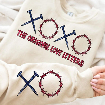 Sweatshirt Crew Hoodie Or T-Shirt  Happy Valentines The Original Love Letters .