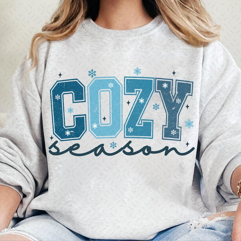 Cozy Season SVG – Winter Svg – Winter DTF transfer