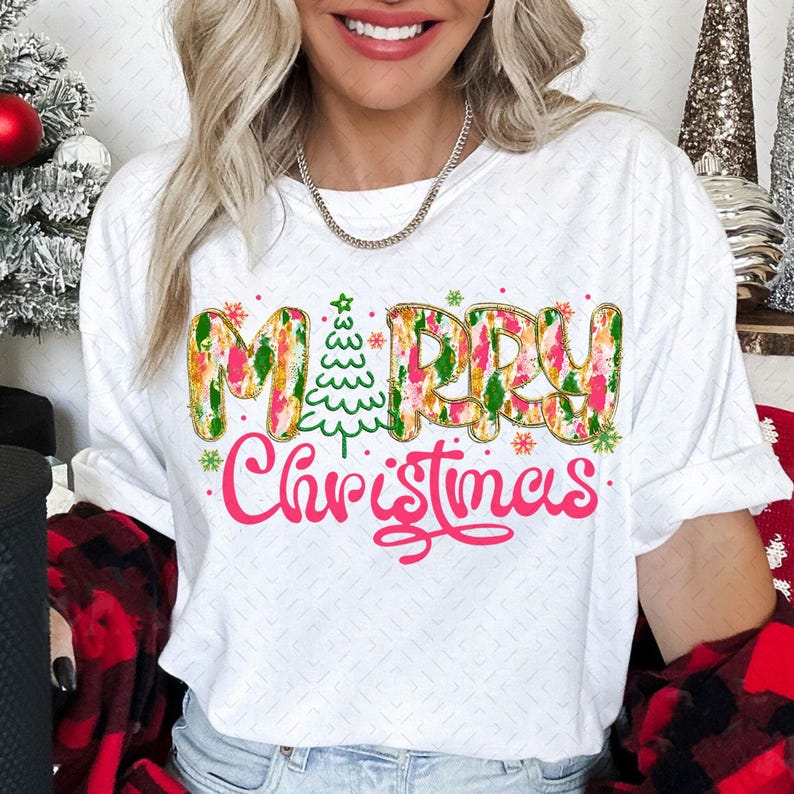 Merry Christmas – Christmas – Merry and Bright DTF transfer