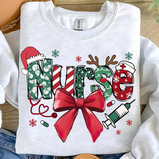 Nurse Christmas – Retro Nurse – Merry Christmas
