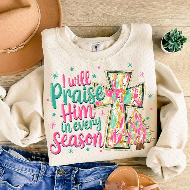 Jesus Christmas – She Shall Bring Forth a Son – O Come Let Us Adore Him DTF transfer