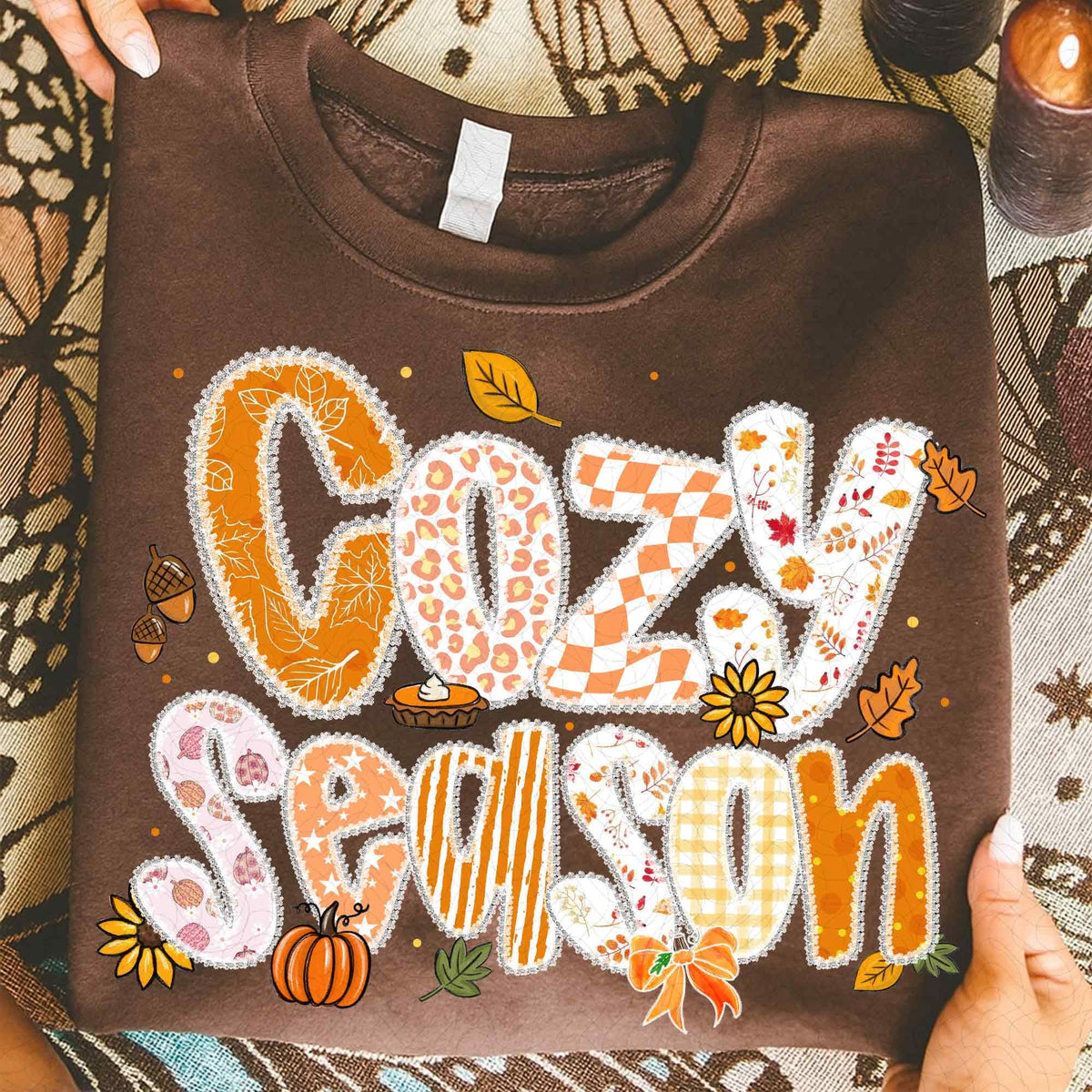 Cozy Season – Fall vibes DTF Transfer