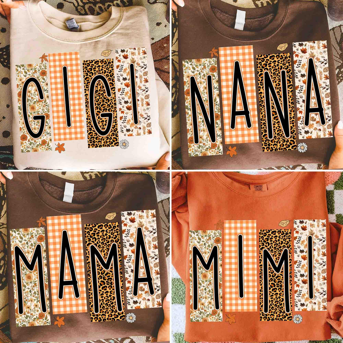 Coquette Floral Fall Mama – Fall Pumpkin DTF Transfer