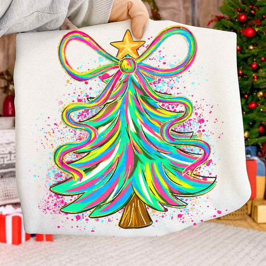 Colorful Coquette Christmas Tree – Preppy Christmas – Holly Jolly