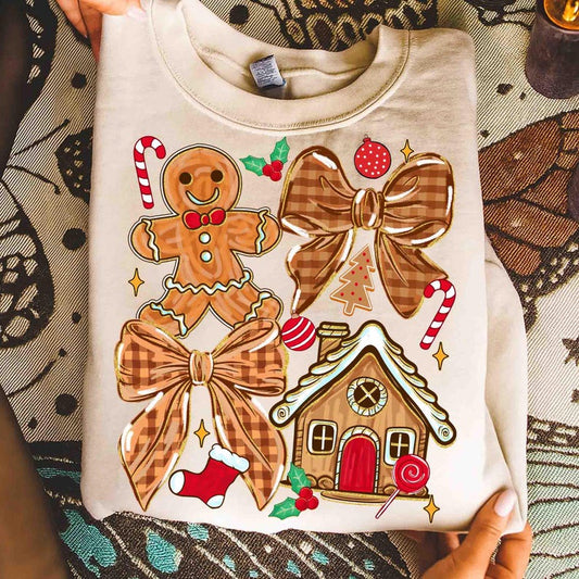 Gingerbread Christmas Coquette – Brushstroke Christmas – Tis the Season