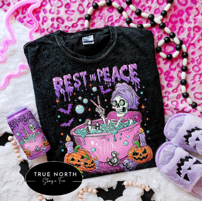 Sweatshirt T-Shirt Hoodie Fall  Halloween Rest In Peace