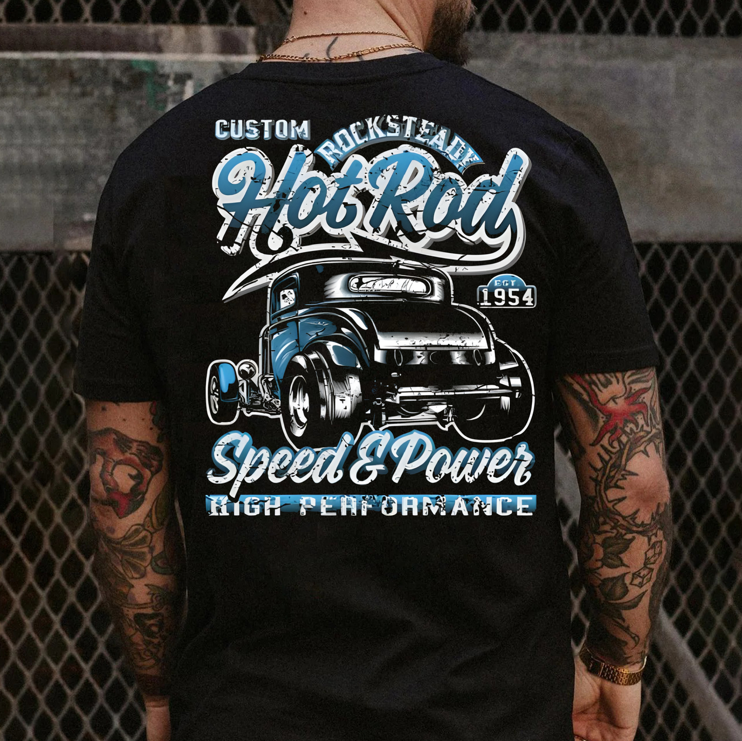 Sweatshirt Hoodie T-Shirt  Gear Heads Custom Hot Rod