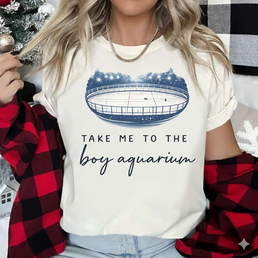 DTF Transfer Take Me To The Boy Aquarium Funny Hockey
